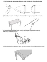 Load image into Gallery viewer, Foot-Elevate™ Portable Foot Hammock Desk/Outdoor Support