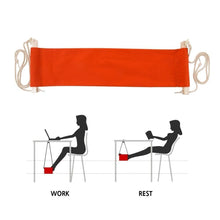 Load image into Gallery viewer, Foot-Elevate™ Portable Foot Hammock Desk/Outdoor Support