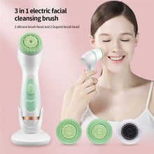 Load image into Gallery viewer, 3 In 1 Electric Facial Cleansing Brush