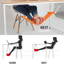 Load image into Gallery viewer, Foot-Elevate™ Portable Foot Hammock Desk/Outdoor Support
