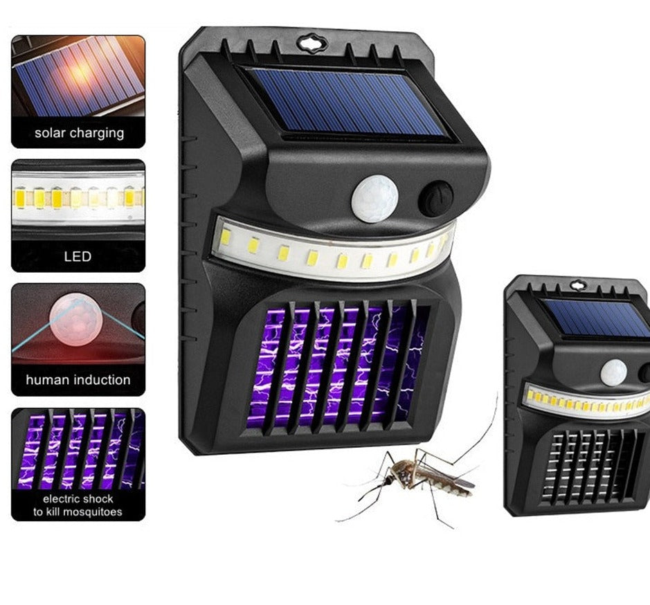 SolarZapper™   2-in-1 Solar Mosquito Outdoor Lamp